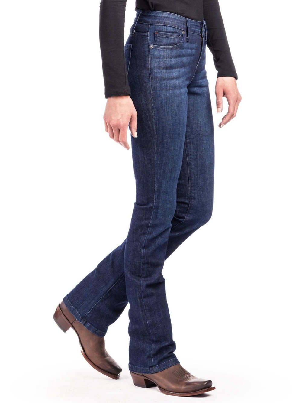 Women’s Westerly Straight Leg Jeans in Blue - Haala